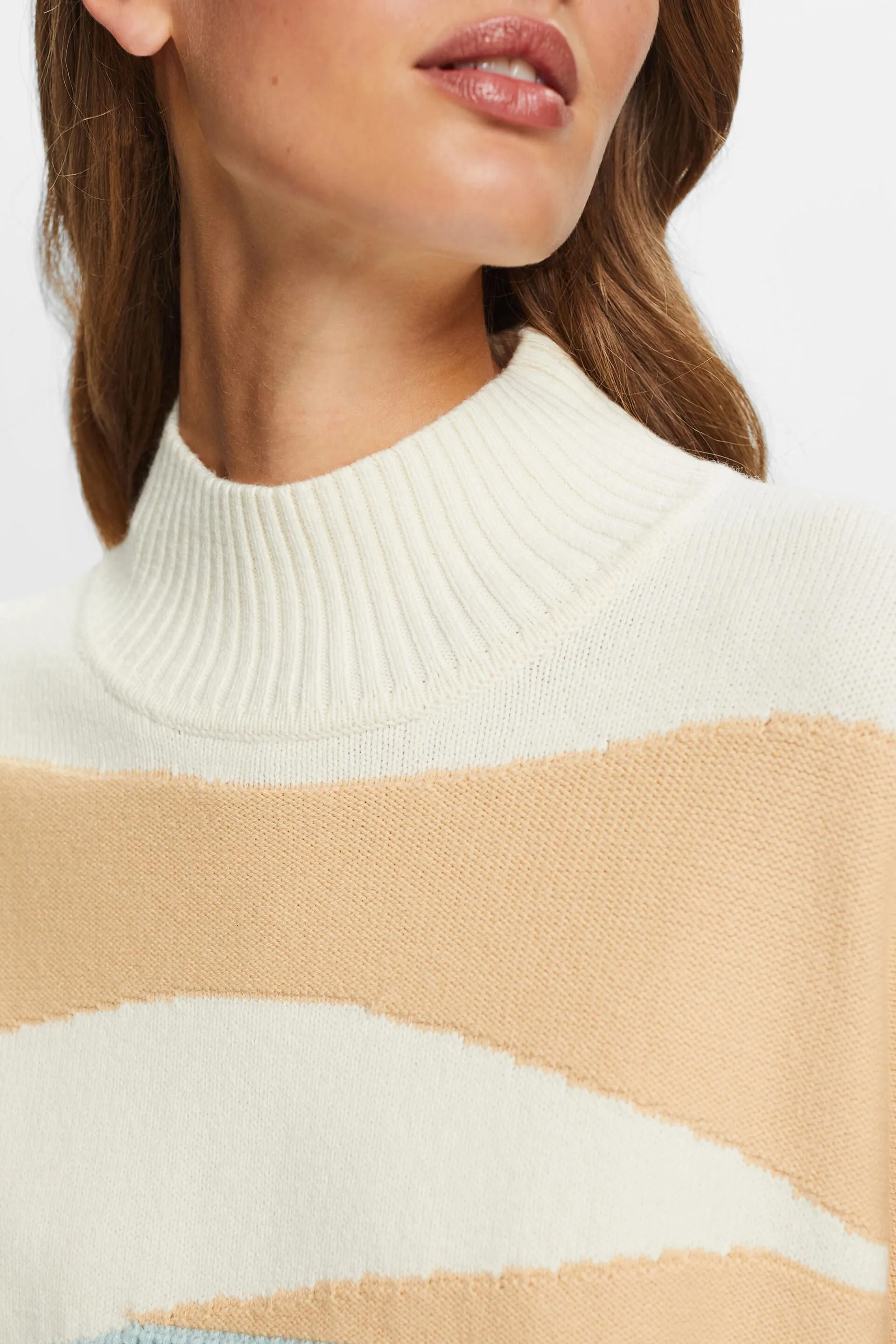 Felpa jacquard con lupetto