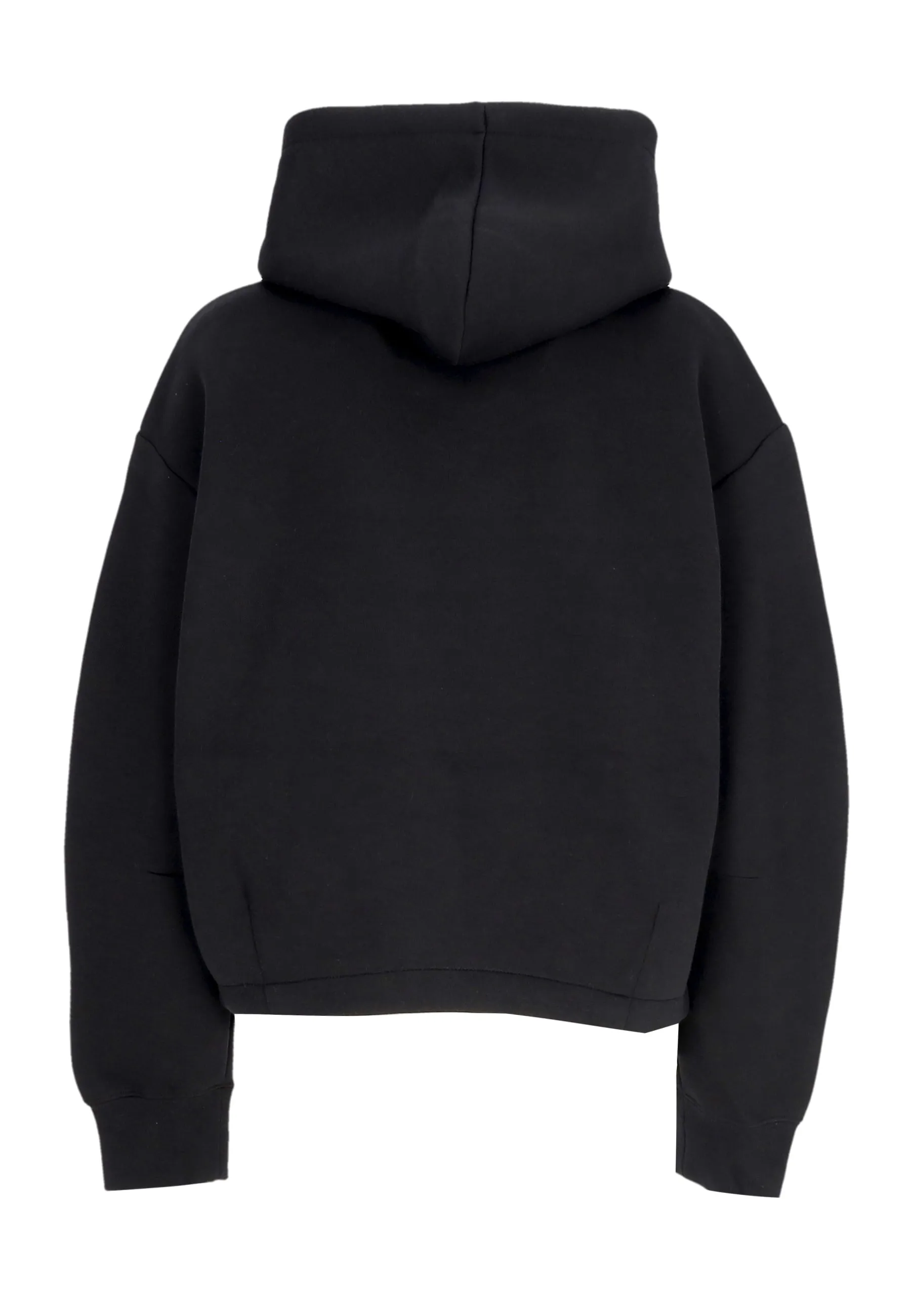 Felpa Leggera Cappuccio Donna W Sportswear Tech Fleece Oversized Hoodie Black/black