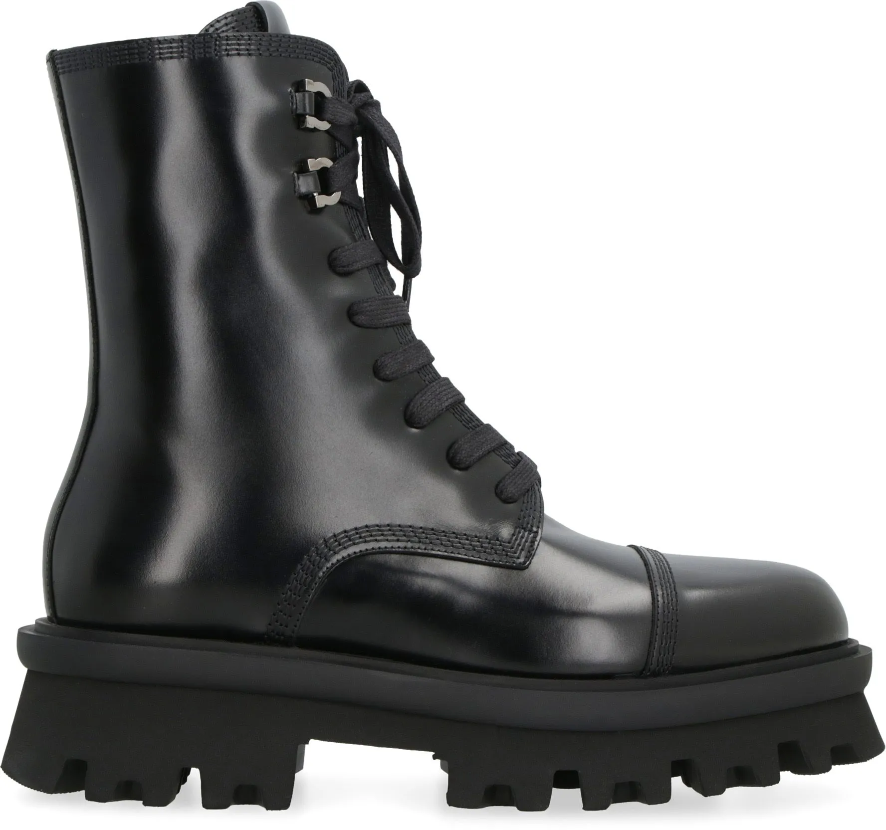FERRAGAMO Anfibi in pelle