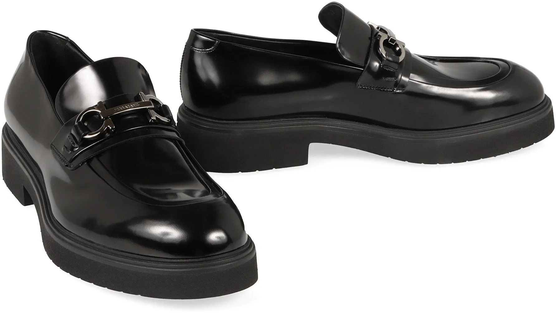 FERRAGAMO Mocassino Fiorello in pelle