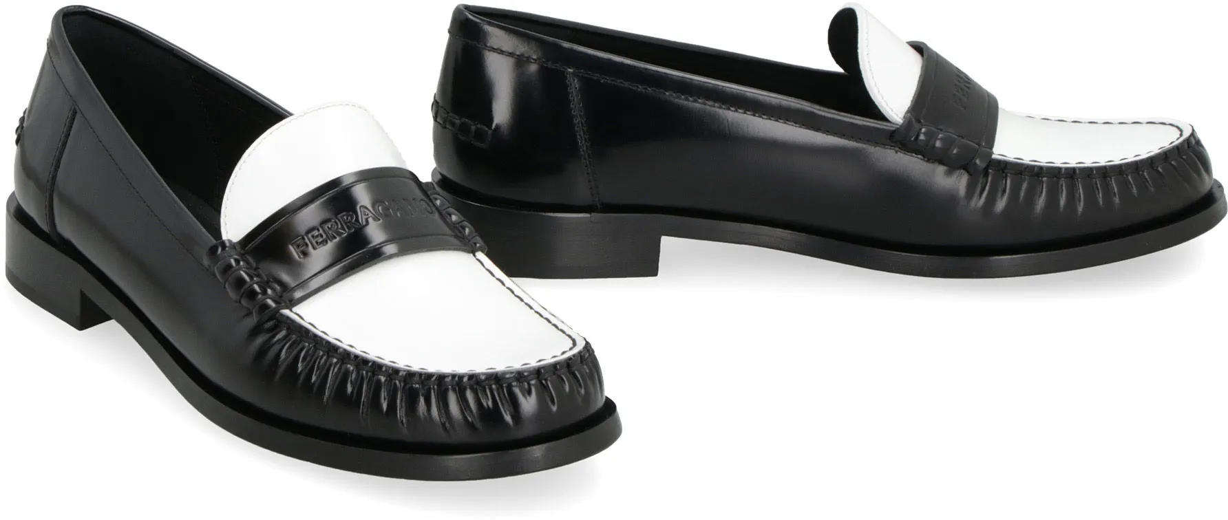 FERRAGAMO Mocassino in pelle