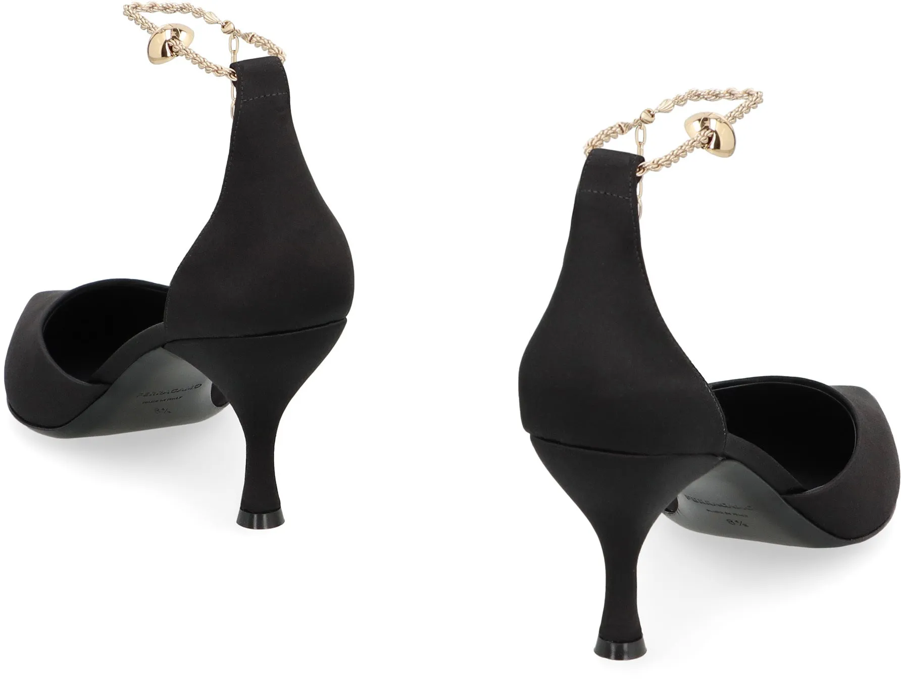 FERRAGAMO Slingback Dana in raso