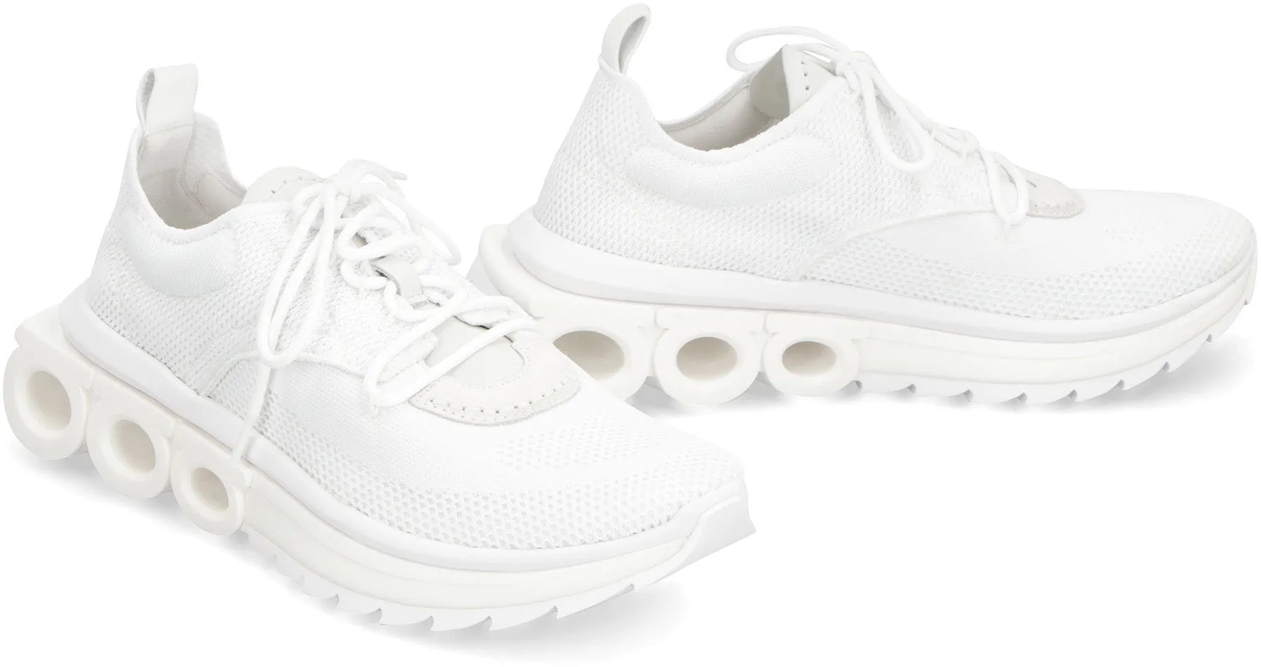 FERRAGAMO Sneakers low-top in tessuto
