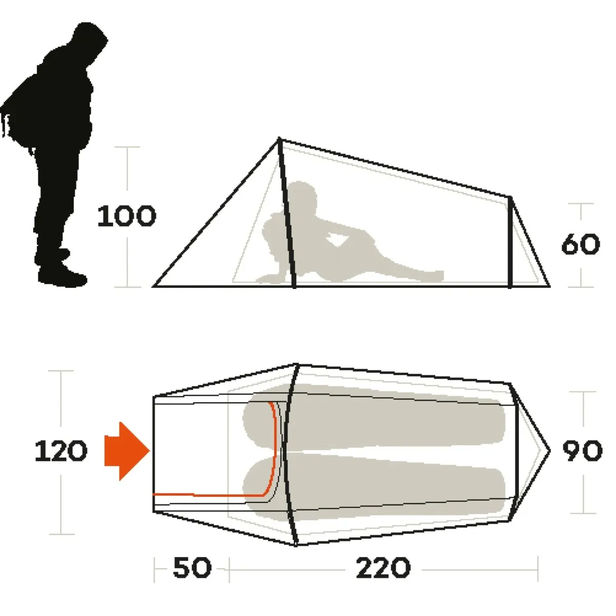FERRINO Tenda Sling 2