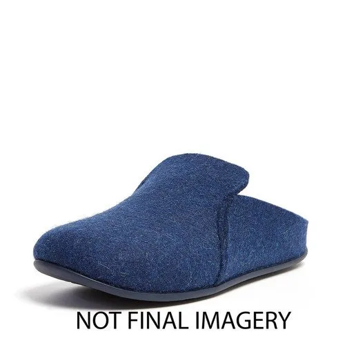 FitFlop CHRISSIE II HAUS FELT SLIPPERS MIDNIGHT NAVY