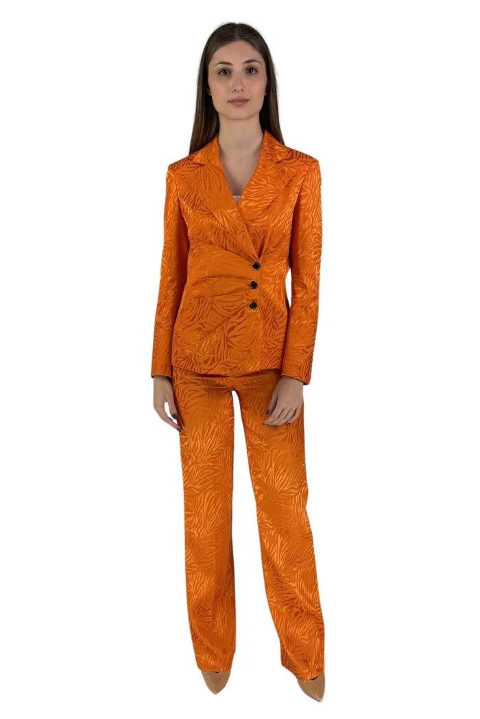 Fracomina blazer slim in fantasia zebrata fq24sj2006w705f8