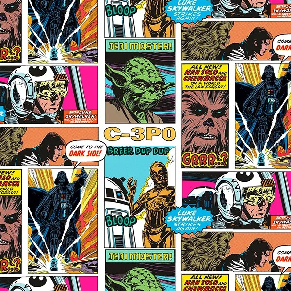 Fumetti a Collage di Star Wars - FOTOMURALI