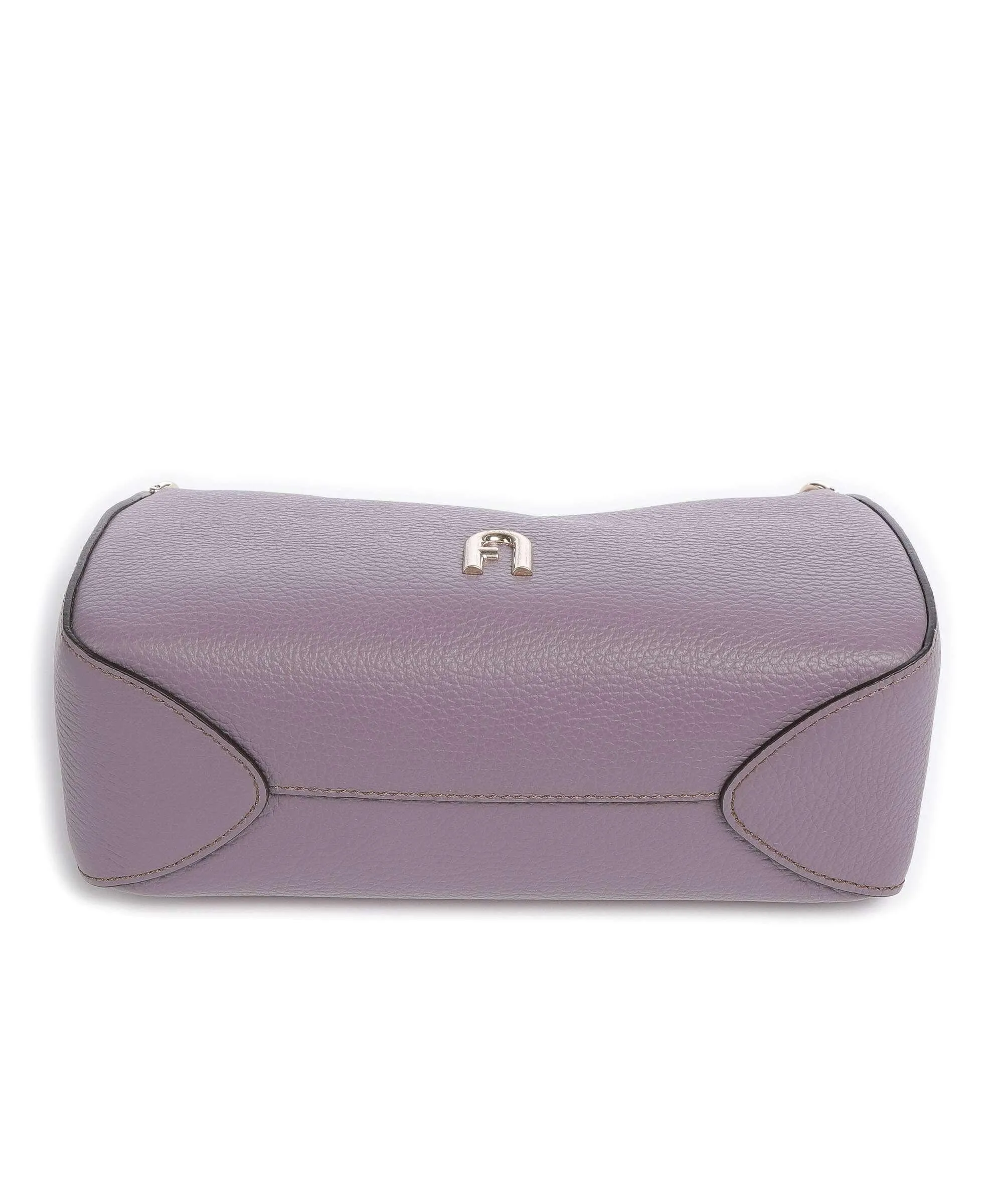  Furla Primula Mini Borsa a spalla pelle granulata viola  