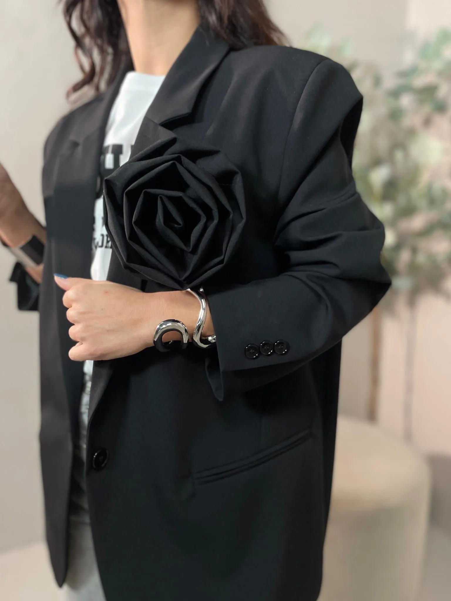 Giacca Con Rosa Vicolo