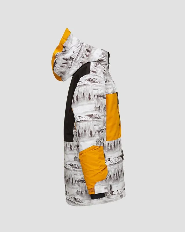 Giacca da sci da bambino Picture Organic Clothing Stony Print 20/20