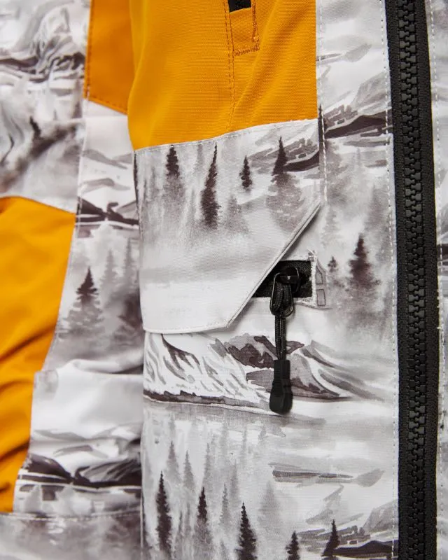 Giacca da sci da bambino Picture Organic Clothing Stony Print 20/20