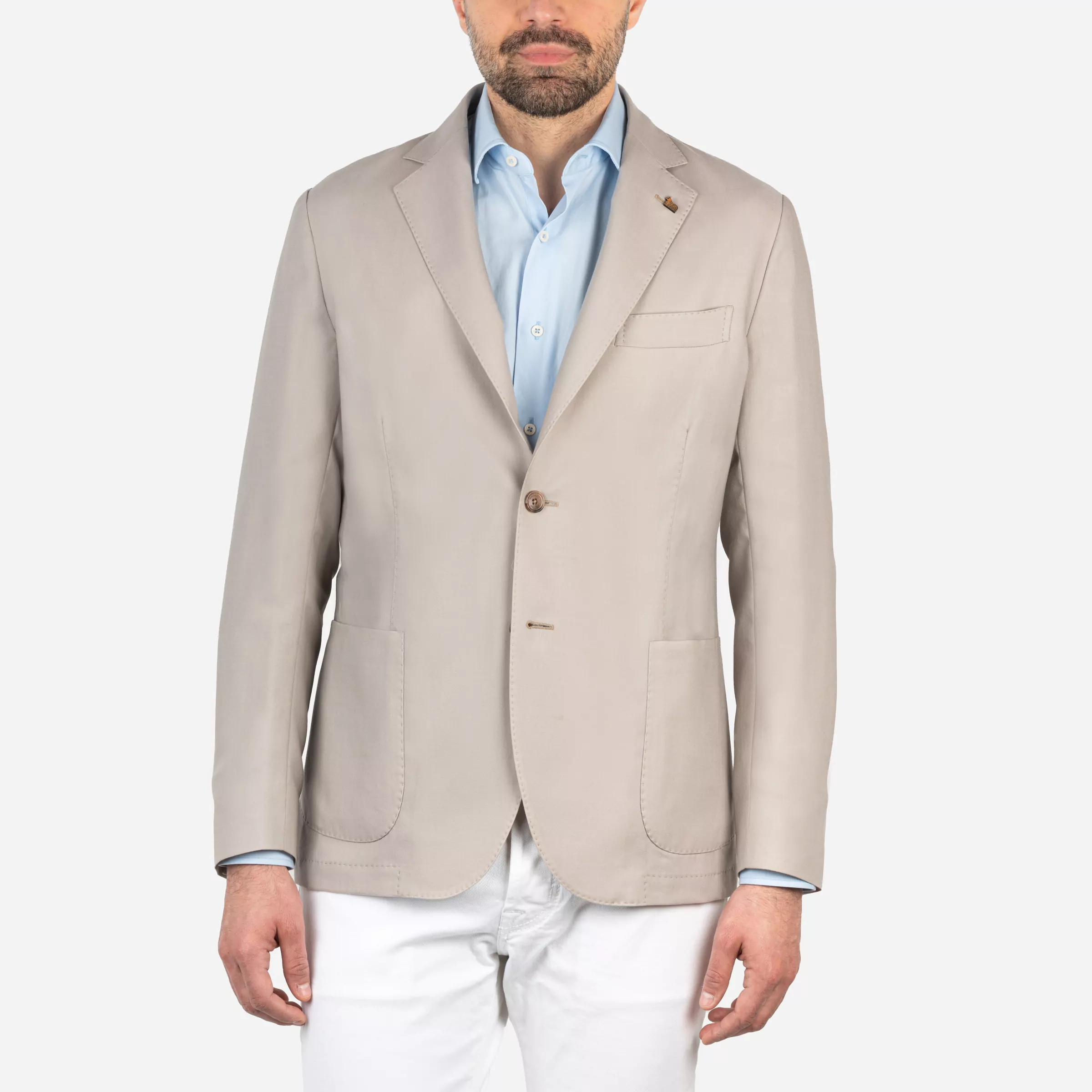 Giacca monopetto in cashmere