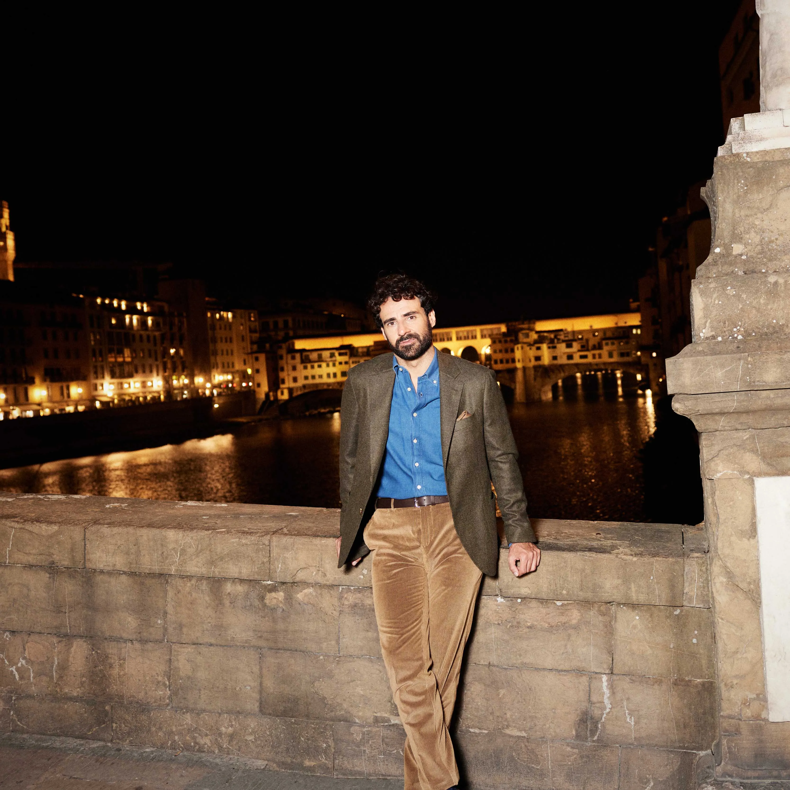 Giacca monopetto in lana e cashmere