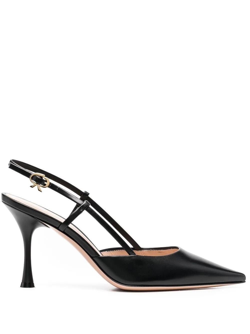 Gianvito Rossi-Pumps Ribbon con cinturino posteriore