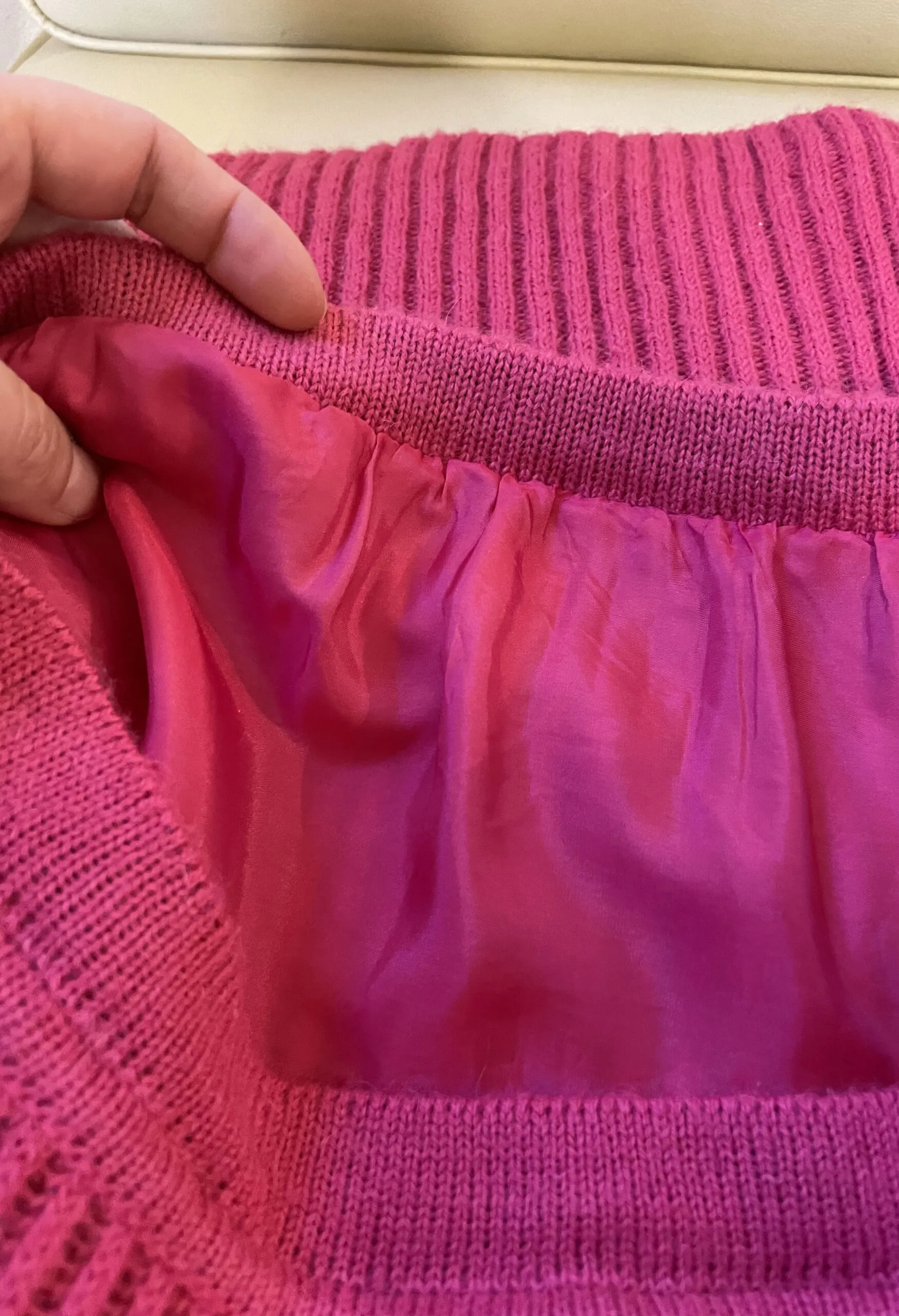 Gonna in maglia Benetton vintage anni ’80