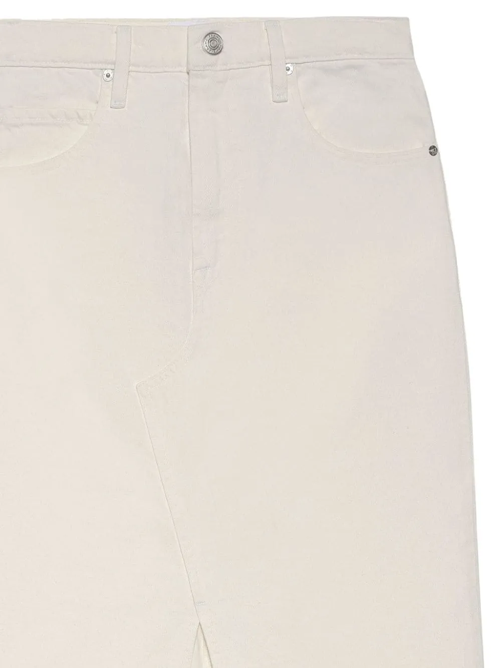 Gonna midi The Midaxi in denim in beige - donna