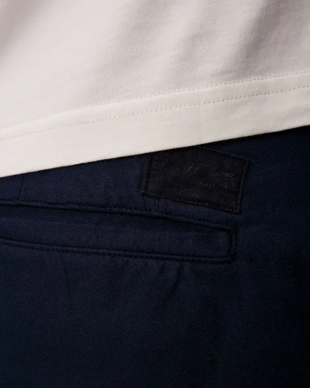 Granatowe szorty lniane męskie Polo Ralph Lauren 710741375-410