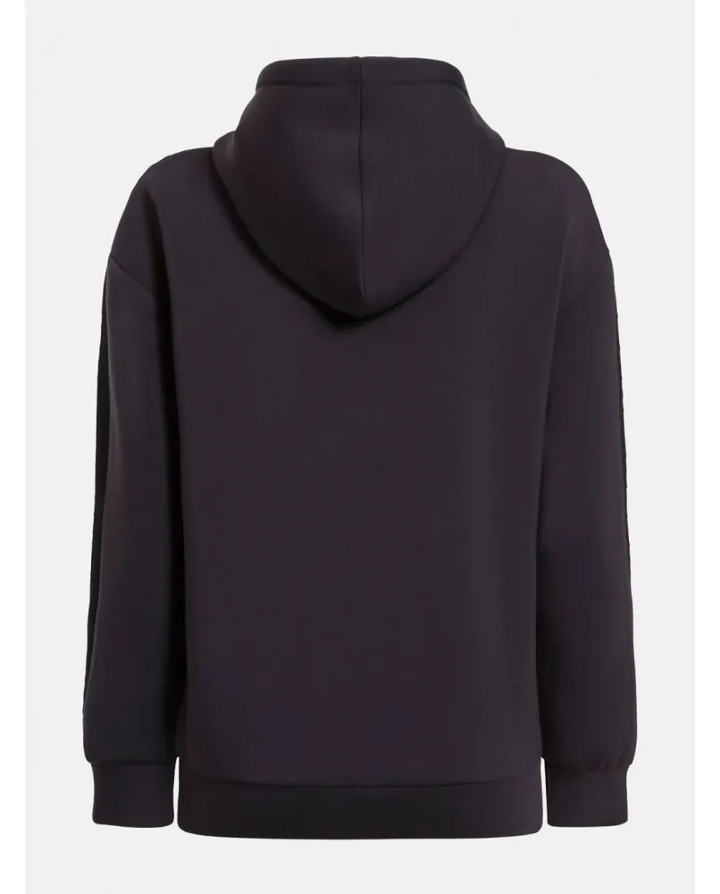 GUESS felpa ECO donna con cappuccio nero