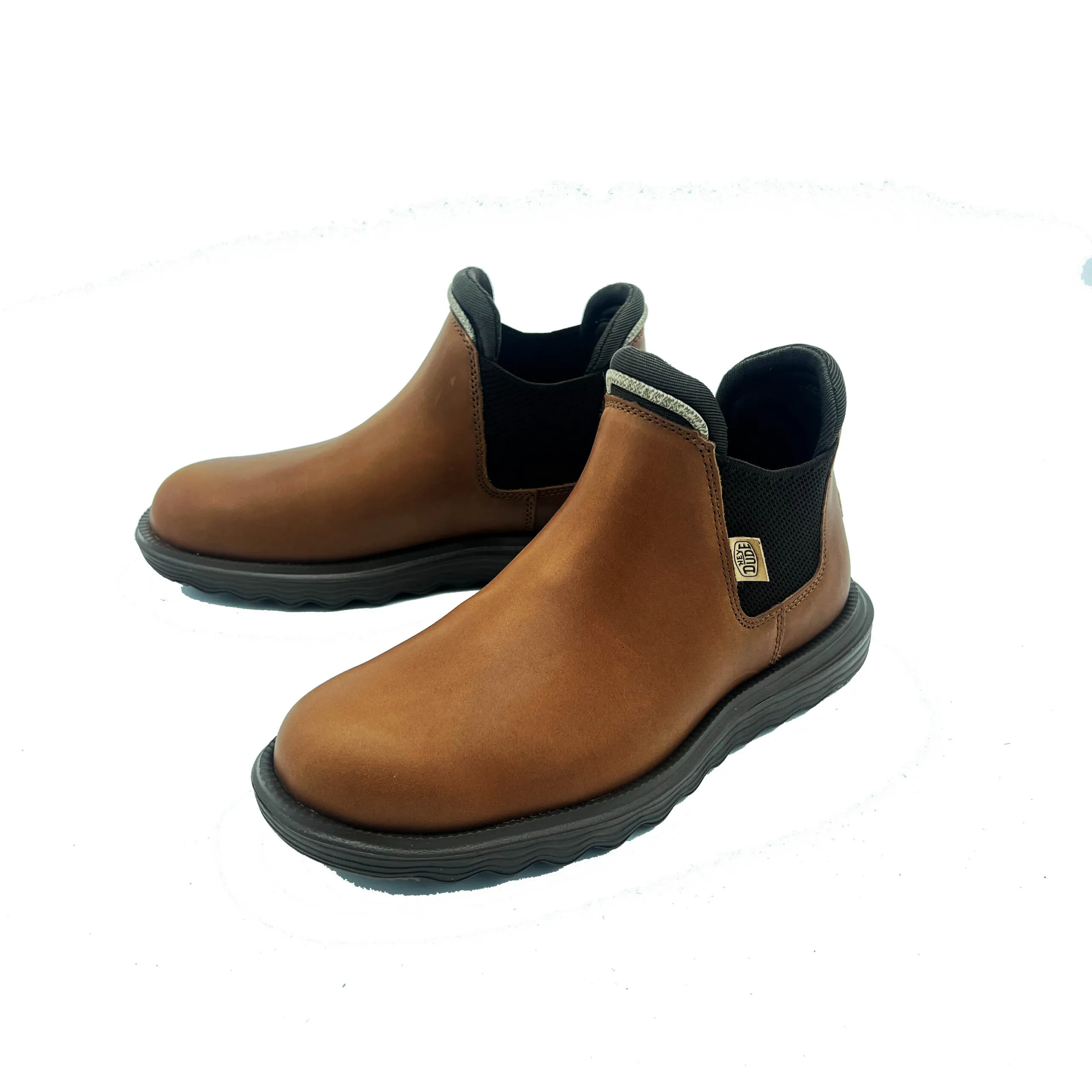 Hey Dude Branson chelsea pelle col. cognac
