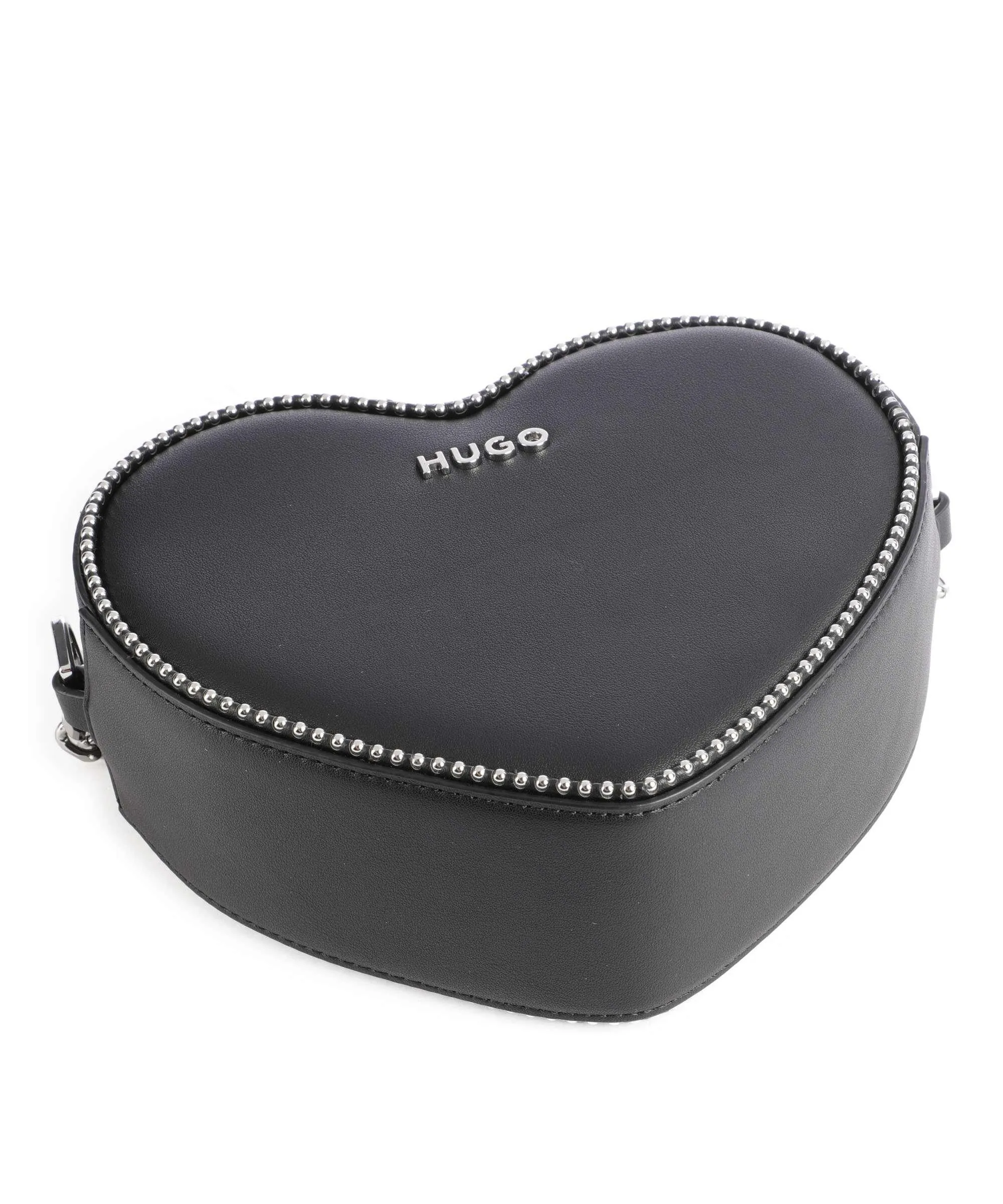  Hugo Love Heart Borsa a tracolla pelle sintetica nero  