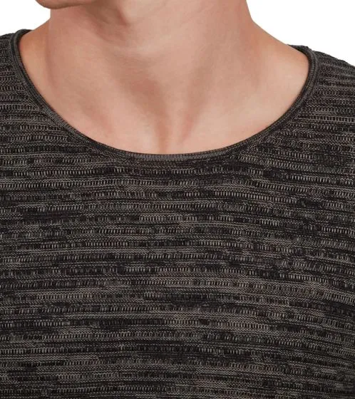 INDICODE Bayne maglione a maglia fine maglione da uomo screziato 35548MM 915 grigio