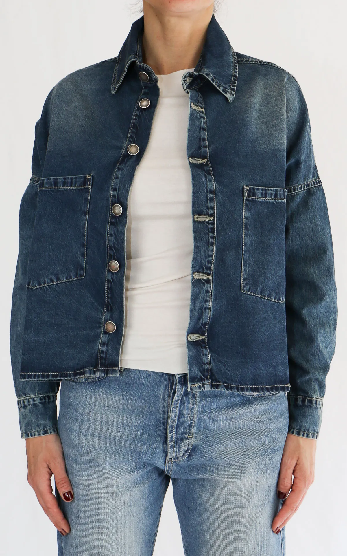 Initial – Giacca / camicia denim over – Jeans