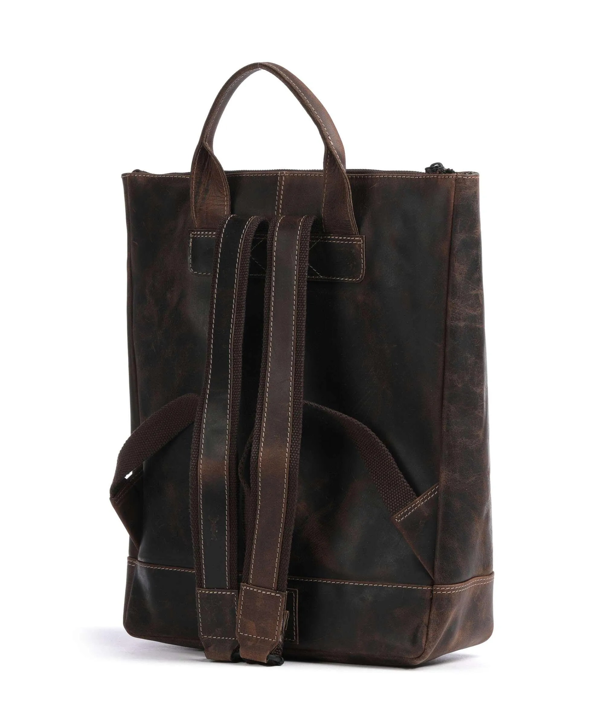  Jack Kinsky Baltimore 14 Zaino 13″ pelle granulata marrone scuro  