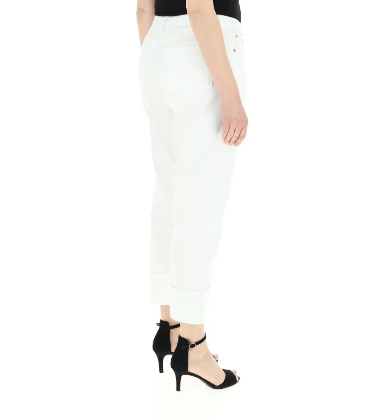 Jeans con risvolto