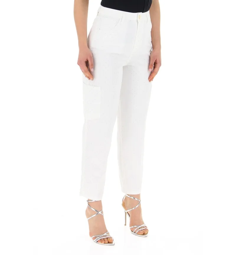 Jeans con strass