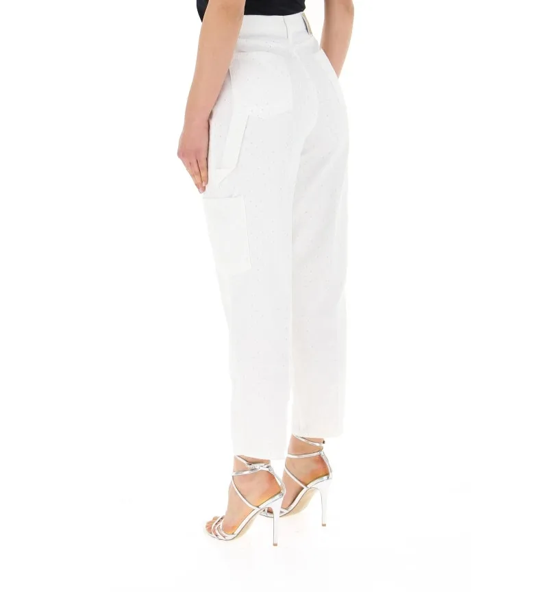Jeans con strass