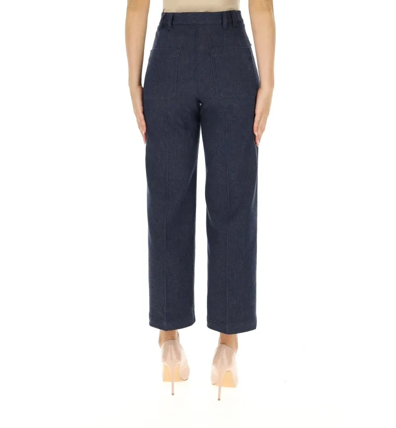 Jeans cotone e lana