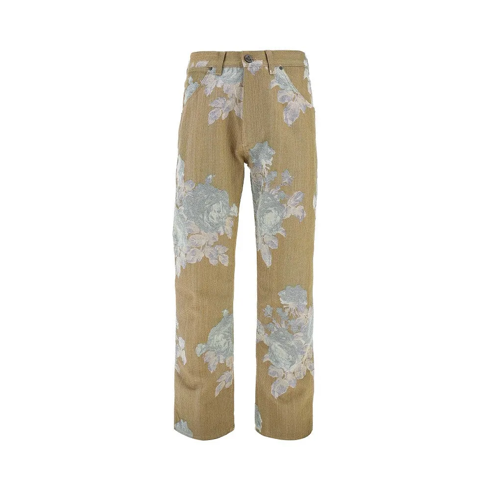 Jeans 'Ranch' in cotone jacquard