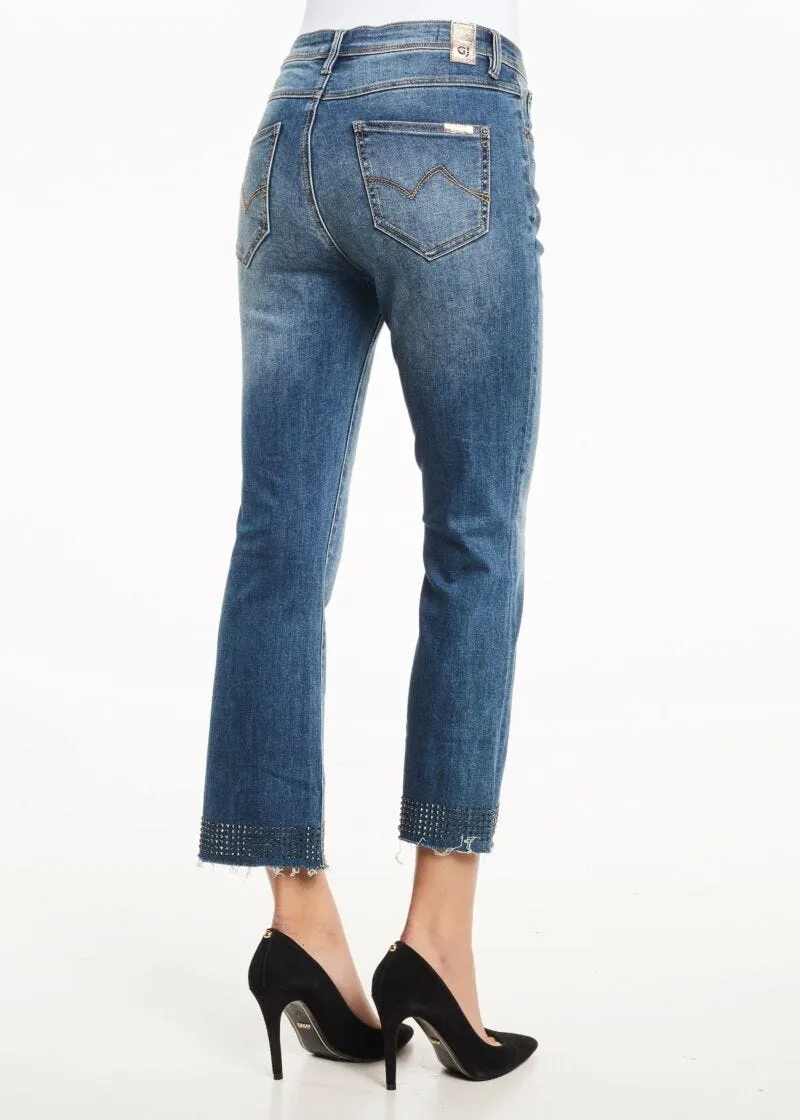 Jeans straight cropped