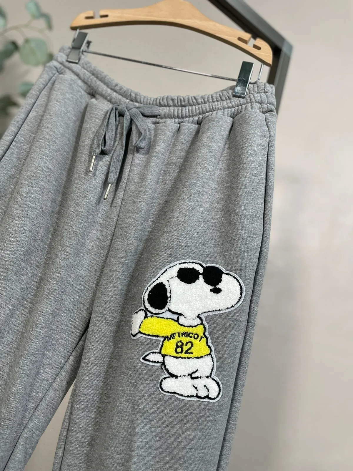 Jogger Mini Snoopy Grigio