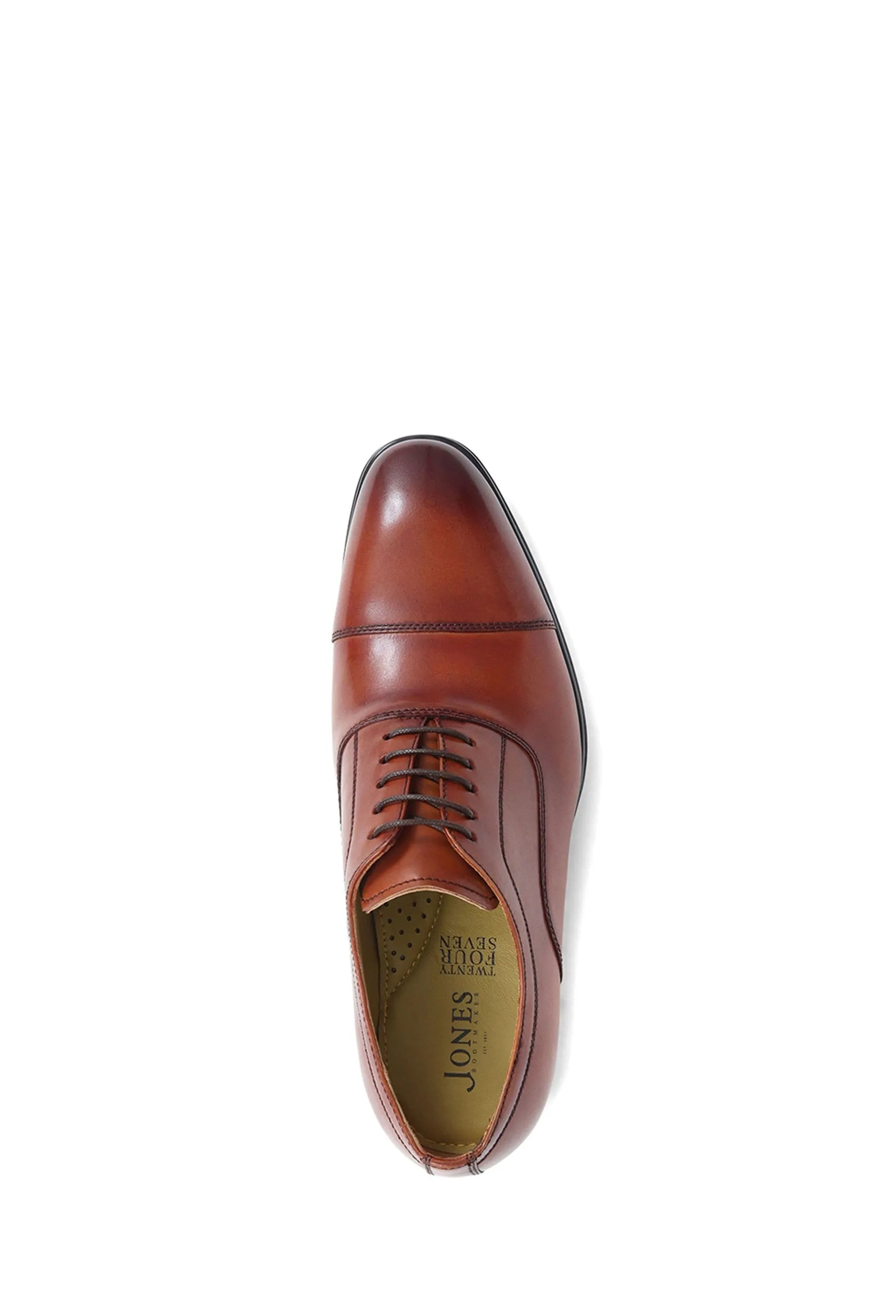 Jones Bootmaker - Middleham - Oxford Marrone in pelle - Scarpe