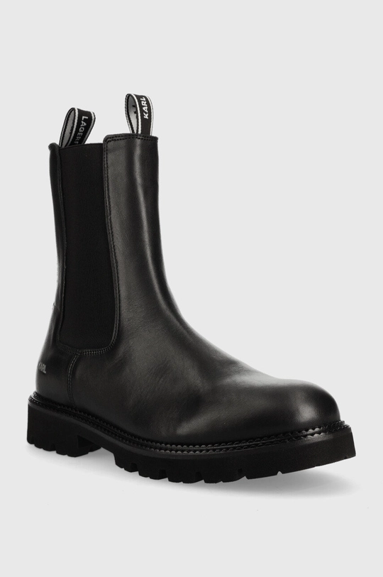 Karl Lagerfeld stivaletti chelsea in pelle TROUPE MENS