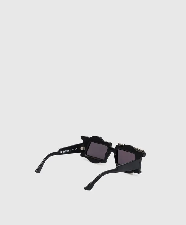 Kuboraum Occhiali da sole neri X20 KRSX20BM00LTED2Y