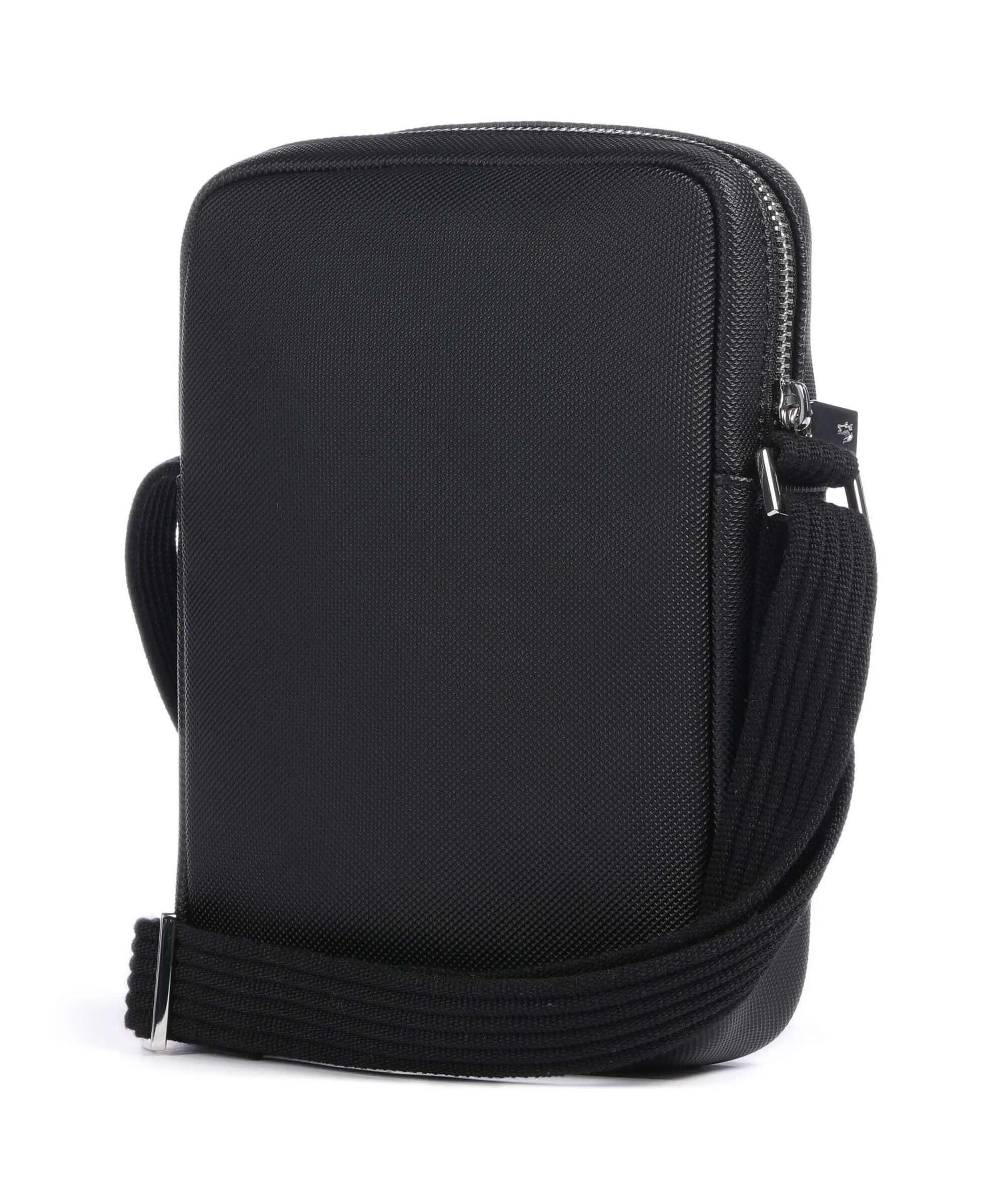  Lacoste Mens Classic Borsa a tracolla poliuretano nero  