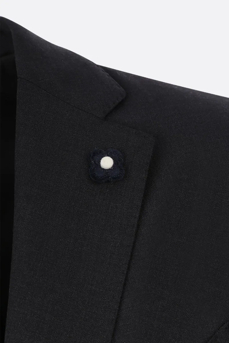  LARDINI giacca monopetto in misto lana 