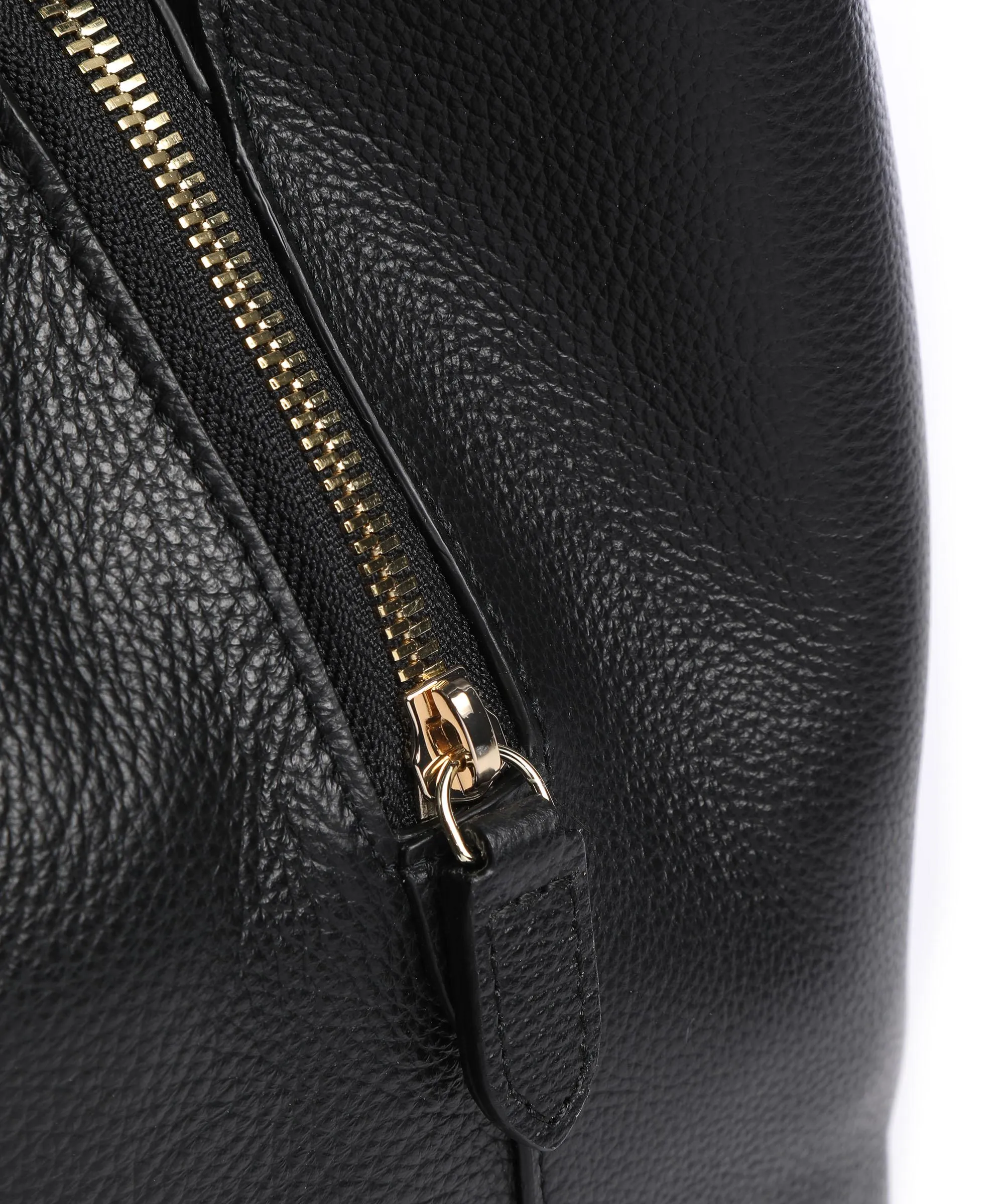  Le Tanneur Juliette Borsa hobo pelle di vacchetta grana nero  