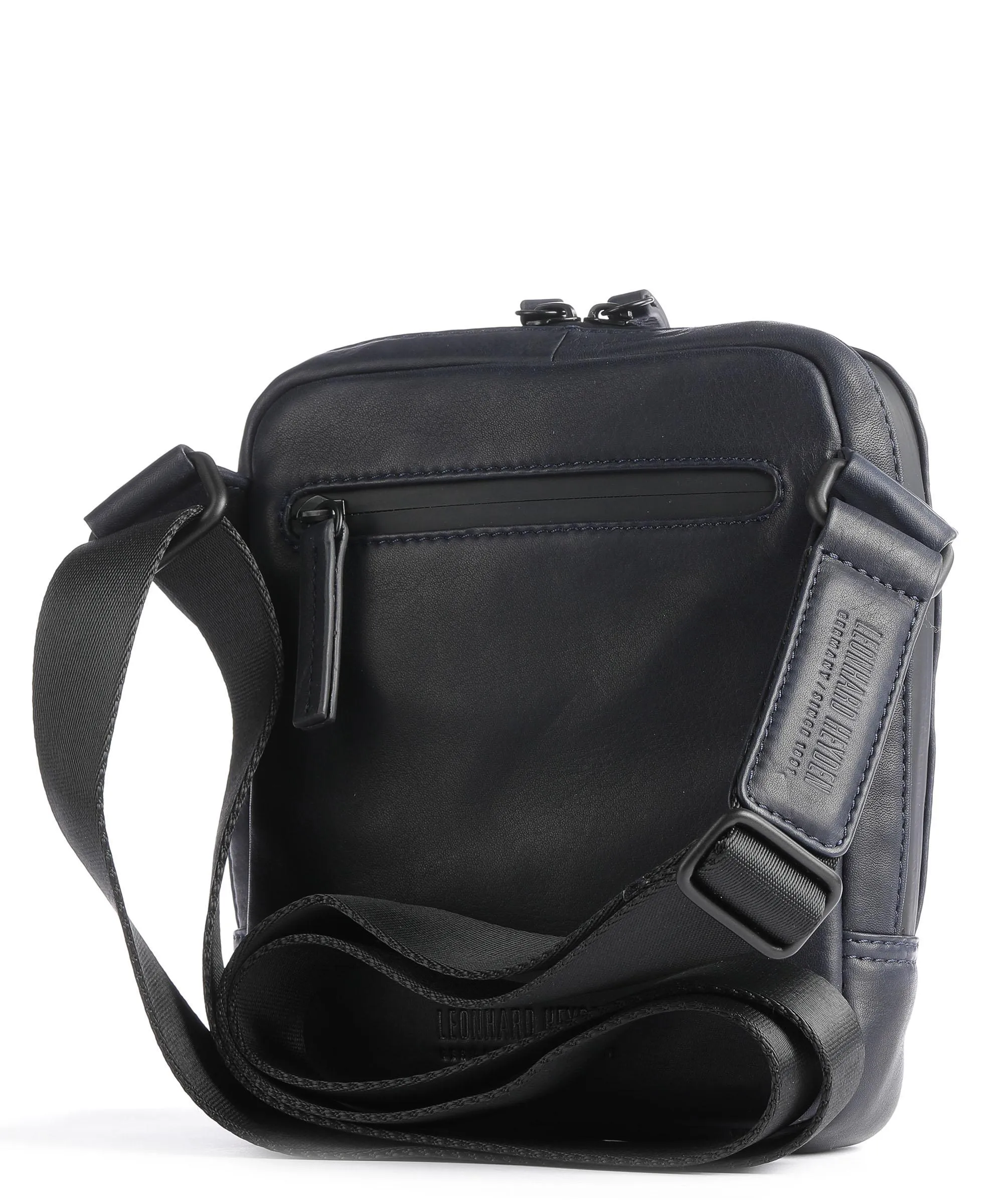  Leonhard Heyden Den Haag XS Borsa a tracolla pelle bovina navy  
