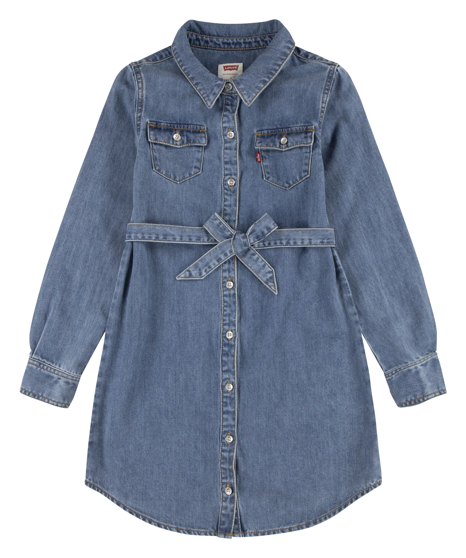  LEVI'S KIDS   Abito chemisier corto in cotone bio | Blu