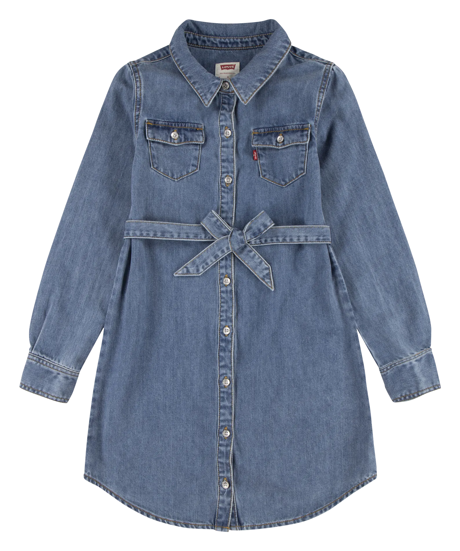  LEVI'S KIDS   Abito chemisier corto in cotone bio | Blu