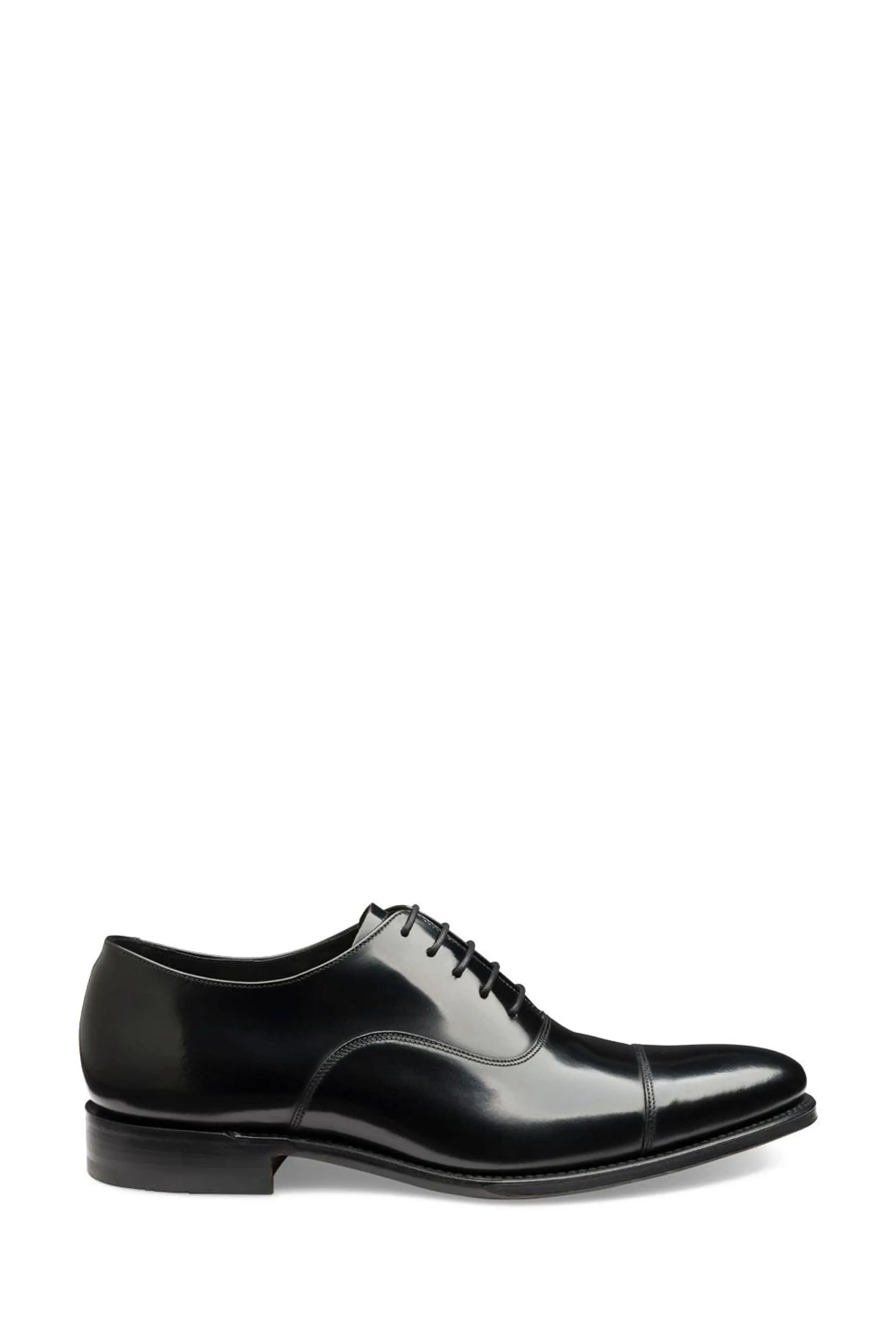 Loake Smith - Nero - Scarpe cap toe Oxford lucidato