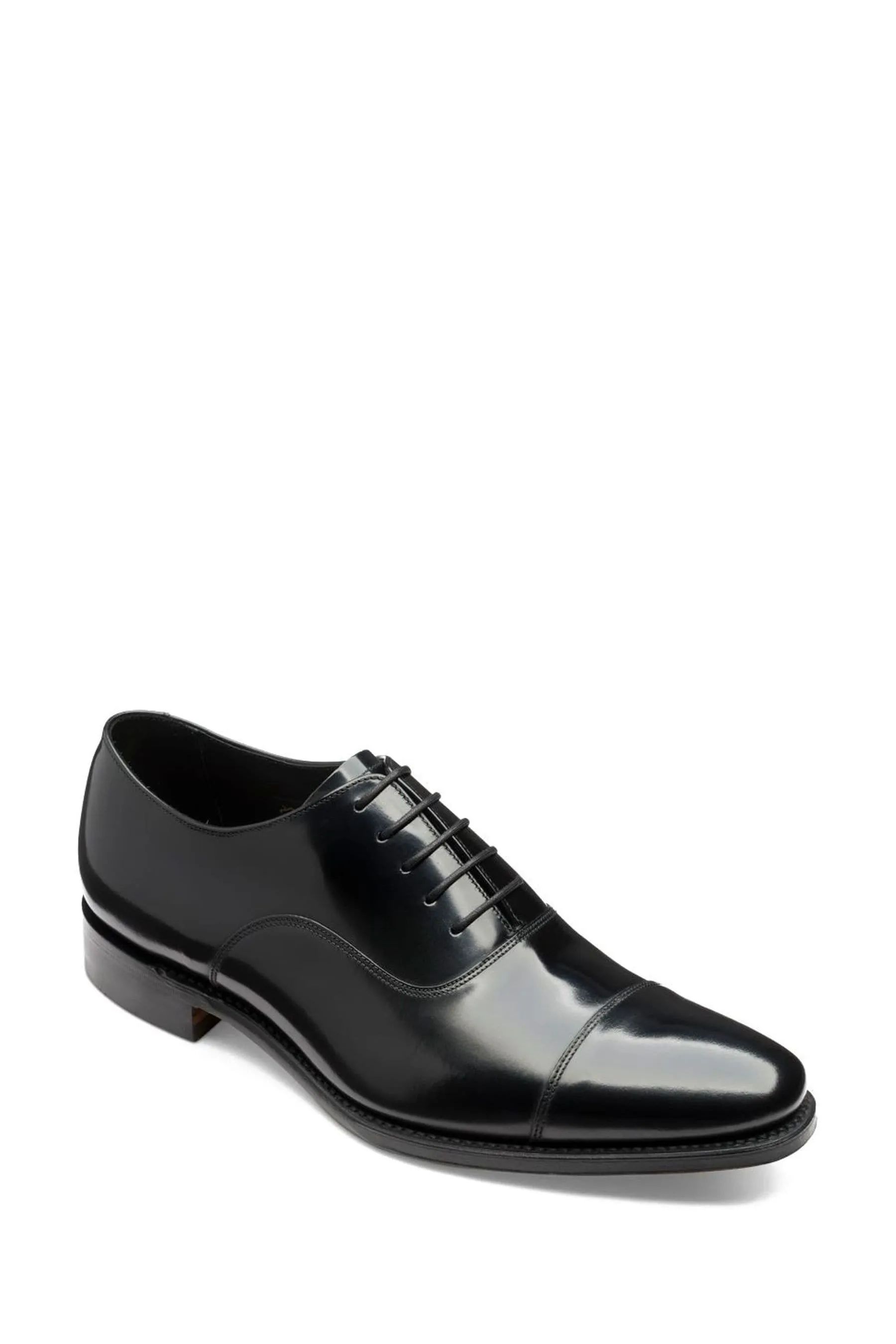 Loake Smith - Nero - Scarpe cap toe Oxford lucidato
