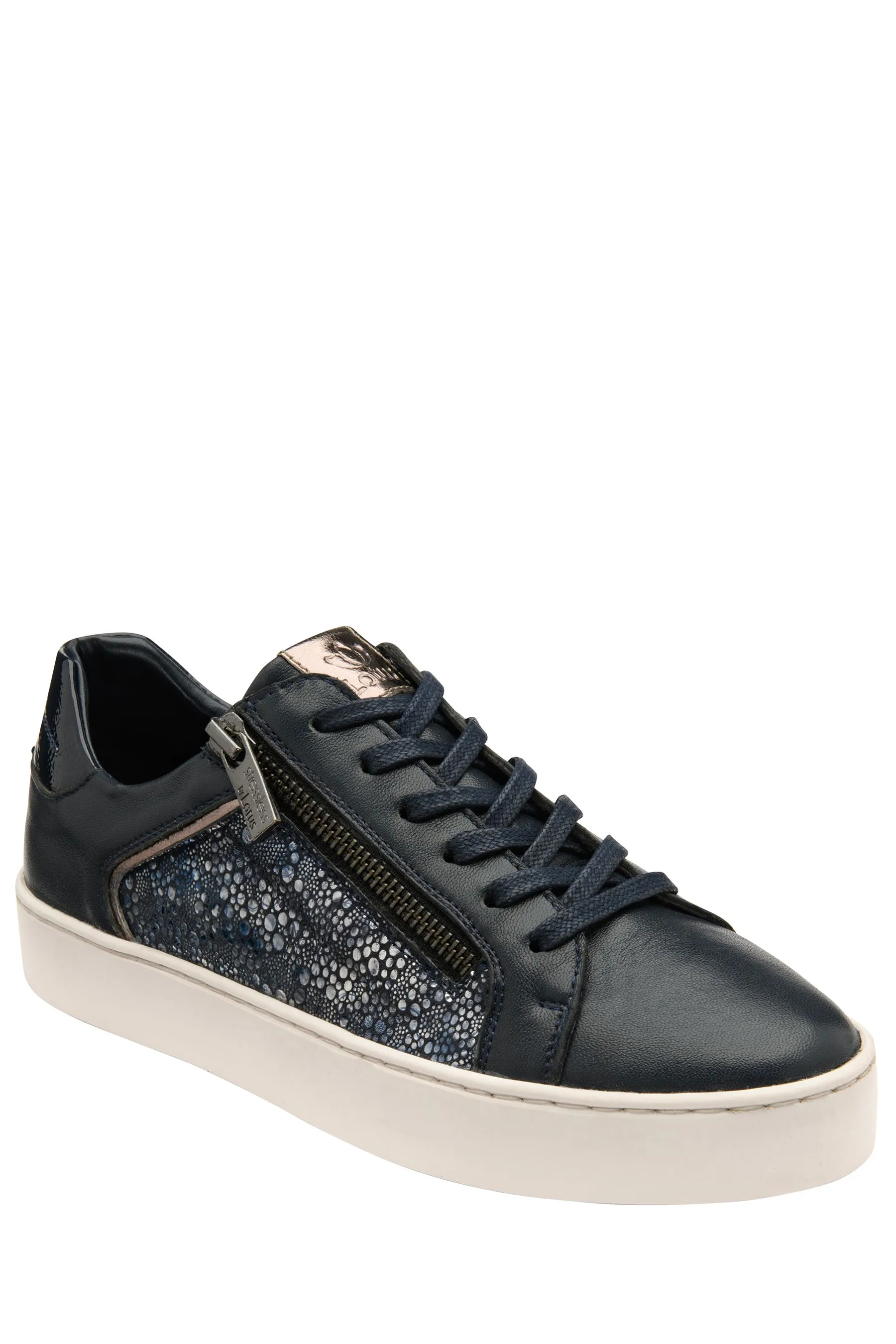Lotus - Scarpe da ginnastica casual in pelle con zip    