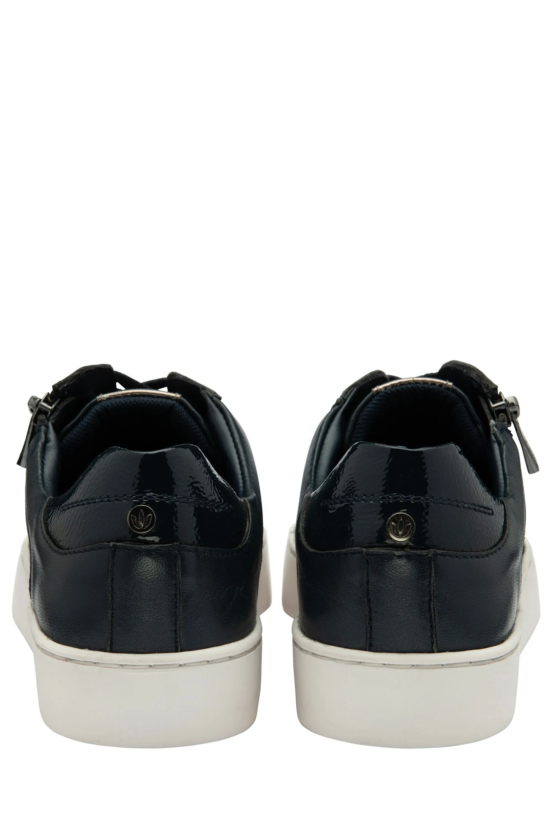 Lotus - Scarpe da ginnastica casual in pelle con zip    