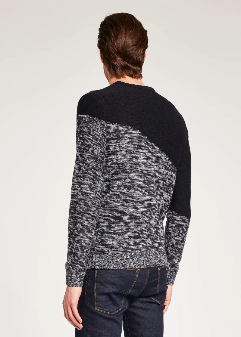 Maglia con intarsio
