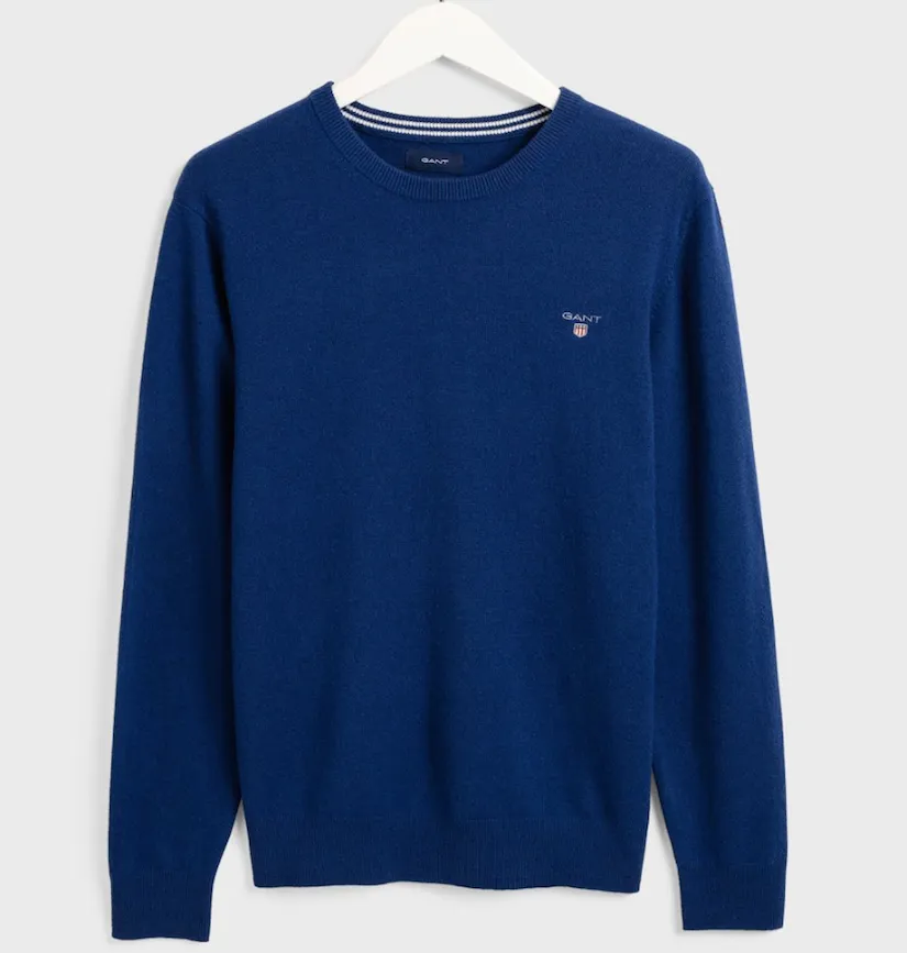 Maglia Gant uomo girocollo in finissima lana vergine 86211
