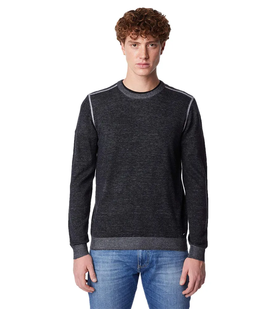 Maglia girocollo Uomo in misto lana Gas